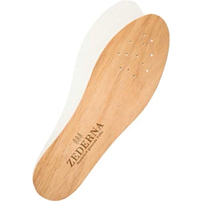 Abbildung von Zederna® Zedernholz Schuheinlagen Schweißfüße, Einlegesohlen Herren &amp; Damen gegen Fußgeruch. Einlagen für Männer Frauen anti Schweiß, natürliches Schuhdeo, besser als Fußpilz Creme