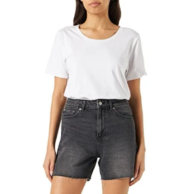 Abbildung von JJXX Jxaura RH HW RA SN Jeans Shorts, Damen, Größe: Medium, Dark grey
