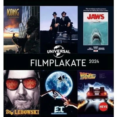 Abbildung von Universal Filmplakate Postkartenkalender 2024. Der kleine Kalender zum Aufstellen oder Aufhängen für alle Cineasten! Monats Tischkalender ... 16 x 17 cm tolles Geschenk Filmfans!