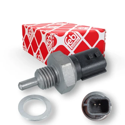 Abbildung von FEBI BILSTEIN 107685 Kühlmitteltemperatursensor schwarz mit Dichtring RENAULT: CLIO 2, DACIA: Dokker Express, NISSAN: Qashqai / Qashqai+2 I
