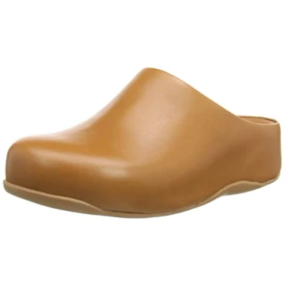Abbildung von Fitflop Damen Shuv Lederschuh, Hellbraun, 42 EU