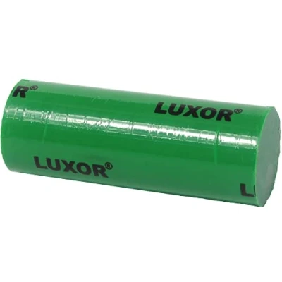 Abbildung von LUXOR Polierpaste, robust, Grün Polieren für alle Metalle, Gold, Silber, Platin, Stahl, Edelstahl, Titan, Kupfer, Bronze und Kunststoffe Ø 30 x 80 mm