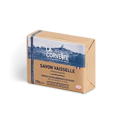Abbildung von La Corvette Feste Seife auf Basis von Marseille. mit Oliven, 1 Stück (1er Pack)