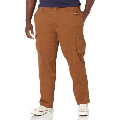 Abbildung von Amazon Essentials Herren Gerade geschnittene Stretch Cargohose (erhältlich in Big &amp; Tall), Hellbraun, 30W / 34L