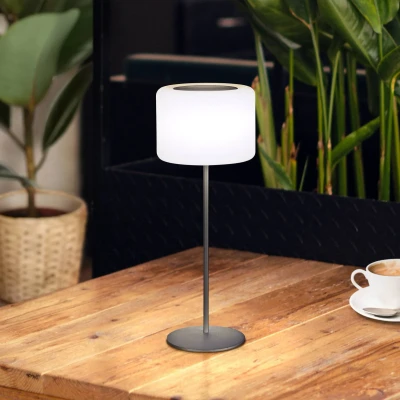 Abbildung von easy! BY FHL Außen Tischleuchte »Pino«, 1 flammig, Leuchtmittel LED Modul fest integriert, LED,Mobiles Licht,Akkulampe,Dimmbar,Solar