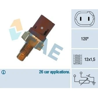 Abbildung von Sensor, Kühlmitteltemperatur FAE 34390