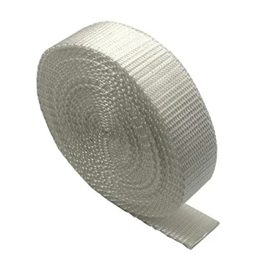 Abbildung von Robustes Gurtband, 5 m, für Rucksack/Rucksäcke, Gepäck/Cargo Umreifung, Gürtel, weiß, 20 mm