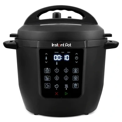 Abbildung von Instant Pot Multikocher, 5.7L 7 in 1 Smart Cooker Schnellkochtopf, Schongarer, Reiskocher, Sautierpfanne, Joghurtbereiter, Dampfgarer und Speisewärmer, Schwarz.
