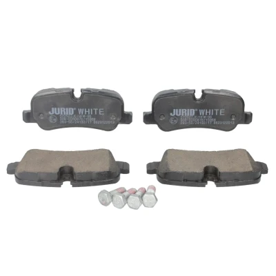 Abbildung von Jurid 572522JC Bremsbelagsatz White Low Dust Keramik für Verschleißwarnanzeiger vorbereitet LAND ROVER: Discovery 4, Range Rover Sport
