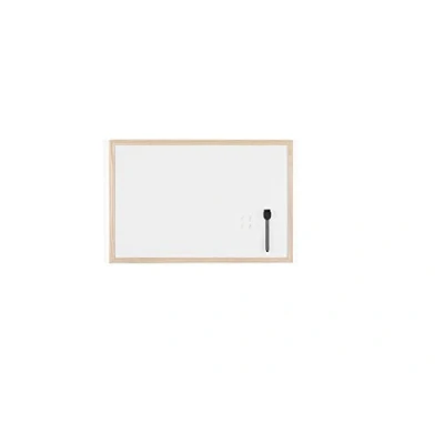 Abbildung von Bi Office Budget Whiteboard mit Holzrahmen, magnetisch, 5 Größen wählbar, 60 x 40 cm