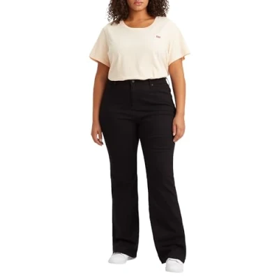 Abbildung von Levi&#039;s Plus 725 Bootcut Jeans Bootcut, Damen, Größe: 52x30, Black sheep
