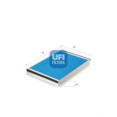Abbildung von UFI 34.272.00 Innenraumfilter mit antibakterieller Wirkung 254 182 20 KIA: cee‘d I Estate, Hatchback, Pro Hatchback