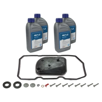 Abbildung von MEYLE 014 135 0203 Teilesatz, Ölwechsel Automatikgetriebe mit Zubehör Ölmenge für Standardölwechsel ORIGINAL Quality MERCEDES BENZ: B Class