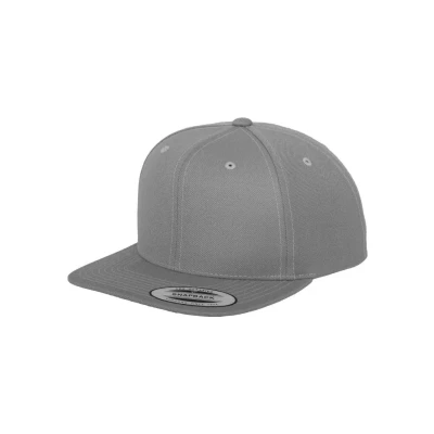 Abbildung von Yupoong Unisex Classic Snapback Cap Kappe, silver, Einheitsgröße