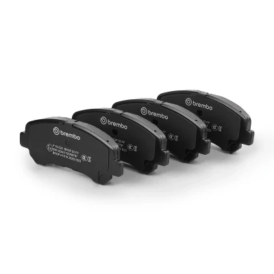 Abbildung von BREMBO P 79 028 Bremsbelagsatz mit akustischer Verschleißwarnung ohne Zubehör NISSAN: X Trail, Qashqai / Qashqai+2 I, Juke, SUZUKI: Kizashi