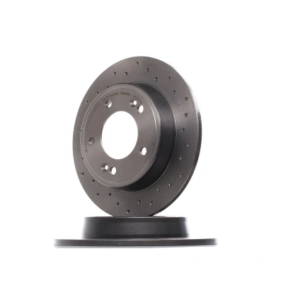 Abbildung von BREMBO XTRA LINE 08.C172.2X Bremsscheibe 262 10 5 voll, gelocht beschichtet mit Schrauben KIA: cee‘d II Hatchback, Sportswagon