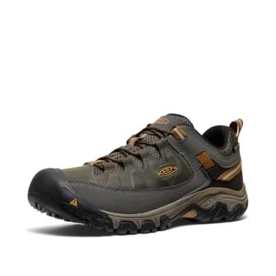 Abbildung von Keen Targhee III WP Hikingschuh, Herren, Größe: 45, Black olive/golden brown Schuhe