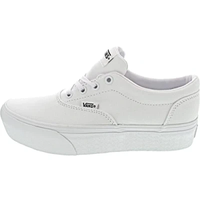 Abbildung von Vans Damen Doheny Platform Sneaker, Canvas White, 35 EU