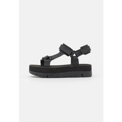 Abbildung von Camper Oruga UP Plateausandalette, Damen, Größe: 37, Black Schuhe