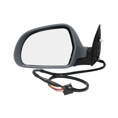 Abbildung von Außenspiegel Tyc 332 0042 links grundiert asphärisch, für elektr.Spiegelverstellung, beheizbar SKODA: Octavia 2 Combi, II Hatchback