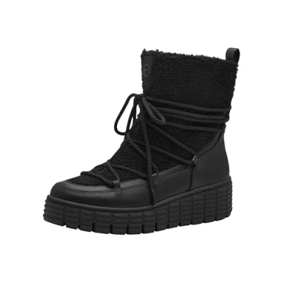 Abbildung von Tamaris Damen Warmfutter Stiefel Vegan; BLACK UNI, EU 39