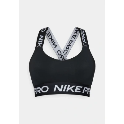 Abbildung von Nike Performance BRA Sportbh mit leichter Stützkraft, Damen, Größe: Large, Black/white