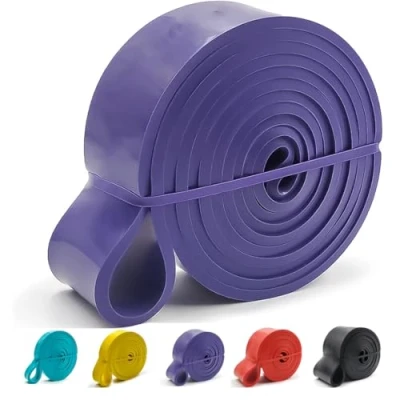 Abbildung von Umi Widerstandsbänder Fitnessbänder Natürlichem Latex Mini Gymnastikbänder für Klimmzug Krafttraining Crossfit Pilates Yoga Fitness Sport Muskelaufbau (Orange(60 100LB))
