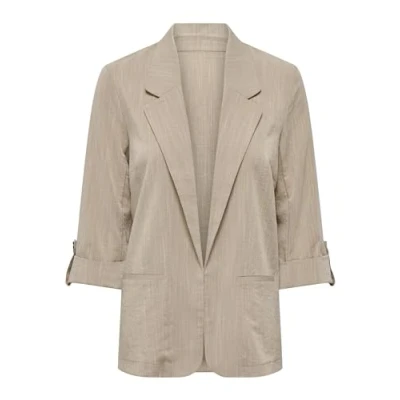Abbildung von ONLY Damen Onlmarsa 3/4 Blazer WVN Noos, Safari/Detail:Melange, XS