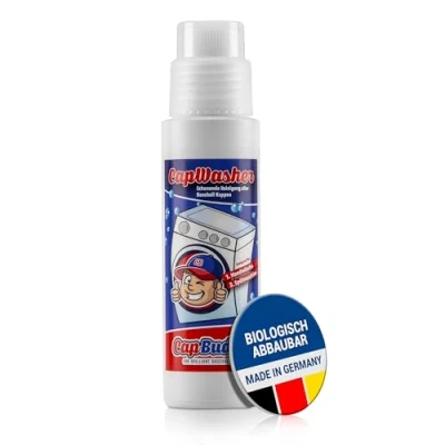 Abbildung von Cap Buddy Washer Kappenreiniger mit Bürstenflasche für New Era und Flexfit Kappen um Baseballmützen von Herren Snapback bis Trucker Einfachste Art deine Basecap zu Reinigen Waschen