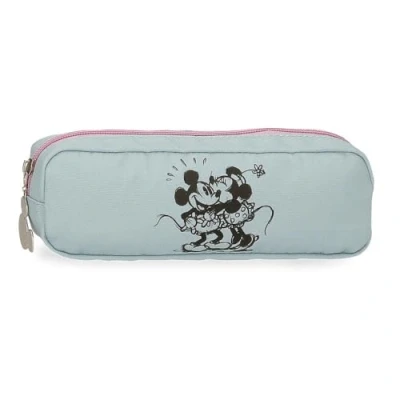 Abbildung von Disney Joumma Bags Mickey &amp; Minnie Kisses Schulmäppchen, Federmäppchen für Kinder, Organisieren und Transportieren von Stiften Stiften., blau,