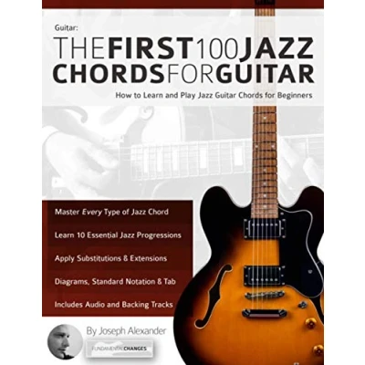 Abbildung von Guitar: The First 100 Jazz Chords for How to Learn and Play Guitar Beginners (Learn Guitar)