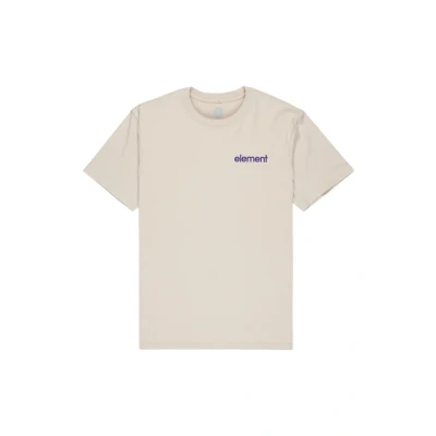 Abbildung von Element Stone AGE Tshirt print, Herren, Größe: XS, Beige