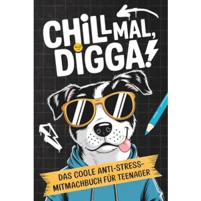 Abbildung von Chill mal, Digga! Das coole Anti Stress Mitmachbuch für Teenager: Lustiges Geschenk genervte Teenager