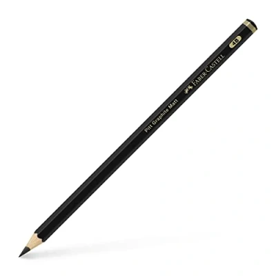 Abbildung von Faber Castell 115204, Pitt Graphit, matt, 4B, Schwarz