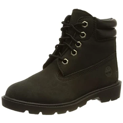 Abbildung von Timberland 6 Inch WR Basic (Youth) Ankle Boot, Black, 32 EU