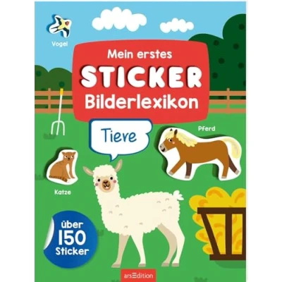 Abbildung von Mein Erstes Sticker Bilderlexikon Tiere: Über 150 Stickerheft für Kindergarten Kinder ab 3 Jahren