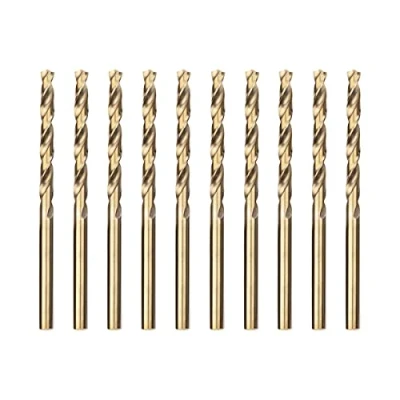 Abbildung von Meccion HSS Metallbohrer Professional Geschliffen Kobalt 10pcs 4.0mm Spiralbohrer fur Edelstahl und Metall