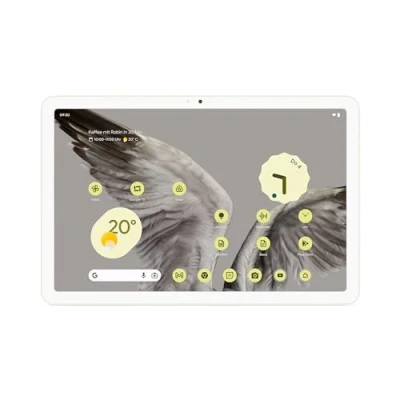 Abbildung von Google Pixel Tablet Android mit 11&quot; Display und einem Akku Langer Laufzeit 8 GB RAM 256 Speicherplatz Porcelain