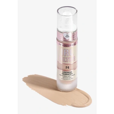 Abbildung von Makeup Revolution IRL Filter Longwear Foundation Foundation, Damen, Größe: 23 ml, F4