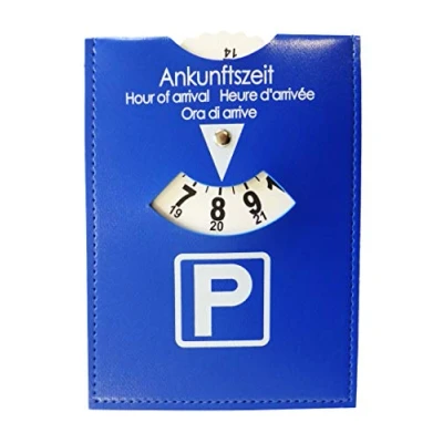 Abbildung von HP Autozubehör 19941 Parkscheibe Kunstleder, 4er Packung