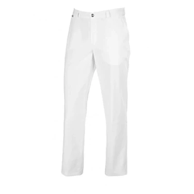 Abbildung von BP Med Trousers 1368 686 21 Herrenhose Mischgewebe mit Stretch 48% Baumwolle, Polyester, 4% Elastolefin Lange Passform Größe: 50l Farbe: weiß