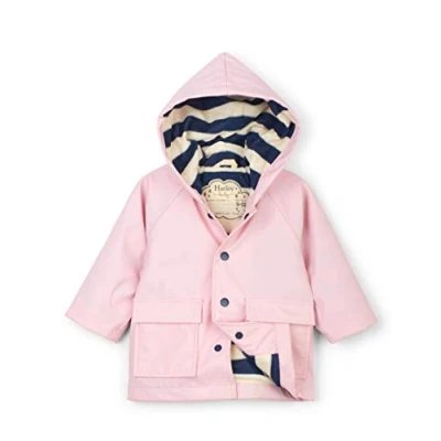 Abbildung von Hatley Baby Mädchen Mini Printed Raincoats Regenmantel, Pink (Pink 650), 18 24 Monate (Herstellergröße: 18M 24M)