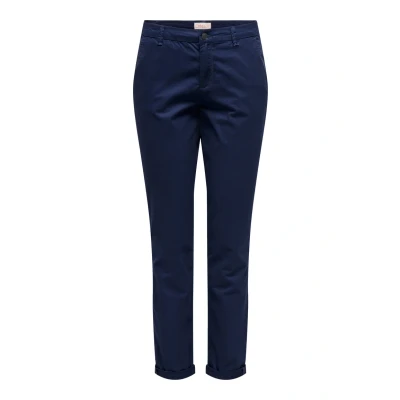 Abbildung von ONLY Paris NOOS Chino, Damen, Größe: 34x34, Navy blazer