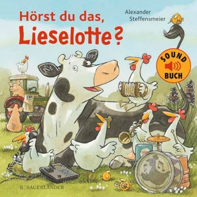 Abbildung von Hörst du das, Lieselotte? (Soundbuch): Pappbilderbuch über Tiergeräusche ab 2