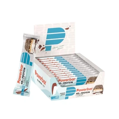 Abbildung von Powerbar 40% Protein Plus Crisp Choco Coco 12x40g High Riegel + Zuckerarm