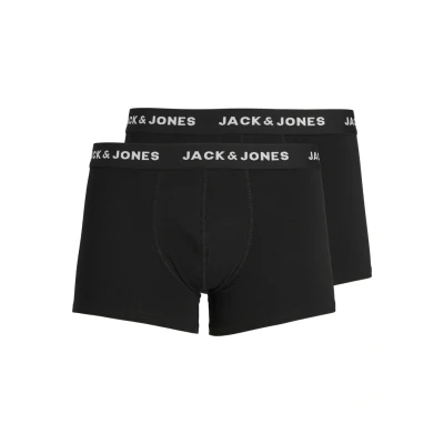 Abbildung von Jack &amp; Jones Jacjon Trunks 2 PACK Boxerbriefs, Herren, Größe: Large, Black