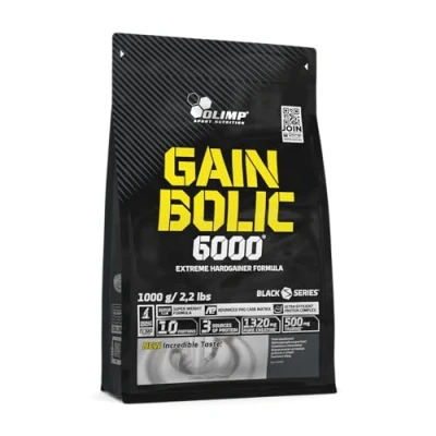 Abbildung von Olimp Gain Bolic 6000® Weight Gainer Protein 1000 g Mass Gainer, Cookies&amp;Cream