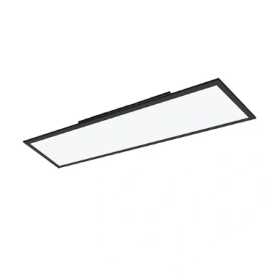 Abbildung von Eglo 900053 LED Deckenleuchte SALOBRENA Z weiss schwarz L:120 B:30 H:5cm dimmbar 2700 6500K mit Connect Funktion