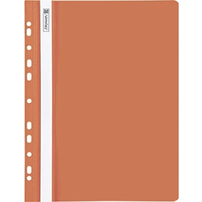 Abbildung von Baier &amp; Schneider Brunnen 102015240 Schnellhefter (A4 gelocht, Office to go, glasklares Deckblatt) orange
