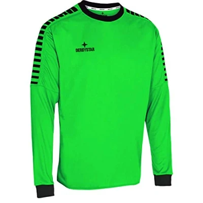 Abbildung von Derbystar Unisex Kinder Hyper Torwarttrikot, Gruen Schwarz, 164 EU
